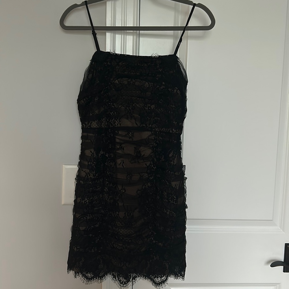 Endless rose black lace dress